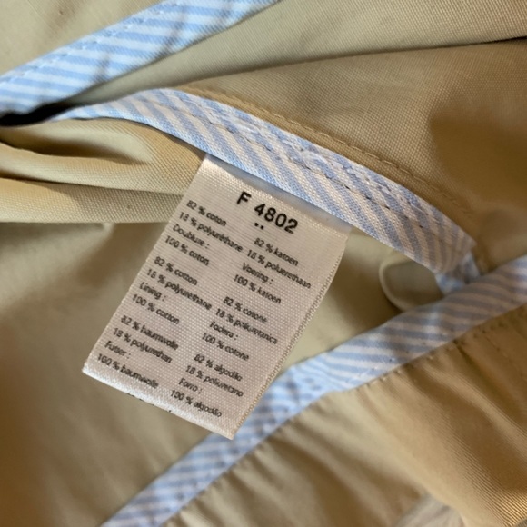 Lacoste Women’s Short Trench Coat size 36 - Picture 6 of 8